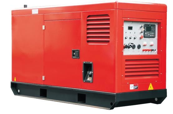 3 Phase 400A Silent Diesel Welding Generator LCD Control Panel DC12V Electric