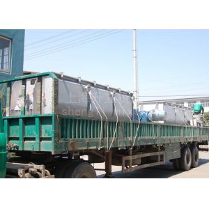 Professional Mild Steel Continuous Ribbon Blender With Sus304 Sus316L Material