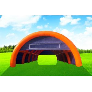 Large Arch Shaped Inflatable Event Marquee Tent With Tunnel Entrance