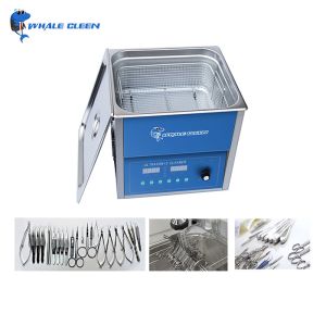 Best 15L Ultrasonic Cleaner With Stainless Sink 1-30 Mins Adjustable Timer For