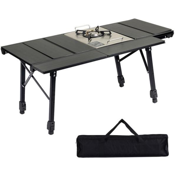 Adjustable Lightweight Camping Table for Hiking Garden BBQ Beach Picnic Kitchen