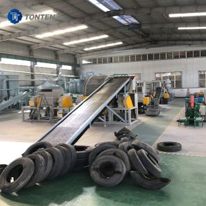 Waste Tire Rubber Crushing Recycling Line Waste Tyre Recycling Machine