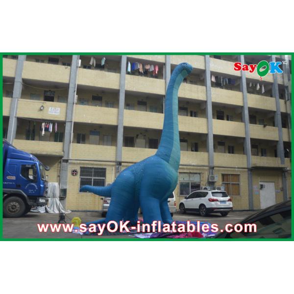 Buy 10m Blue Large Inflatable Dinosaur PVC Waterproof Blow Up Cartoon Characters Dragon at wholesale prices