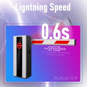 Ankuai AKD908 Heavy Duty LED Automatic Car Parking Boom Barrier Ultra Speed 0.6s