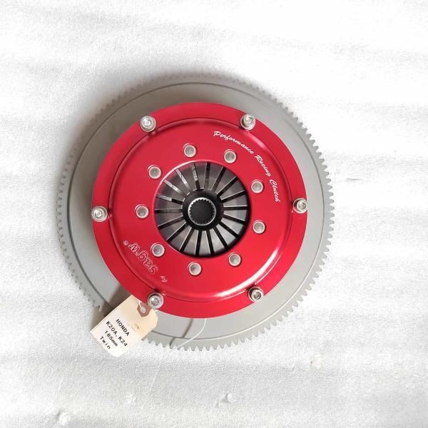 Buy 18.5cm Twin Disc Clutch  4140 Steel Performance Clutch K20a2 Clutch Kit Honda Civic K24 at wholesale prices
