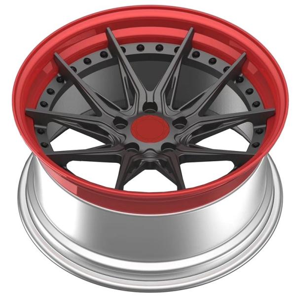 Deep concave polishing 3PC forged car Rims 22 inch alloy wheels 5x127 wheels