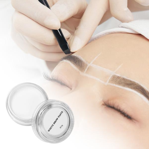 10g / piece Secure Eyebrow Microblading White Brow Paste Lip Design For
