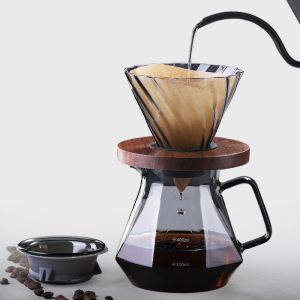 Office Drinkware Type Coffee Tea Sets Durable Transparent Borosilicate Glass