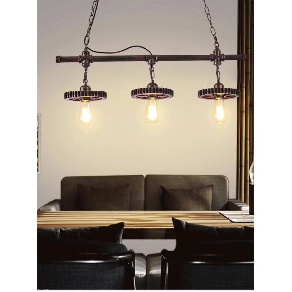 Retro Industrial Style Chandelier Creative Restaurant Iron Lamp Bar Clothing Shop light(WH-VP-232)