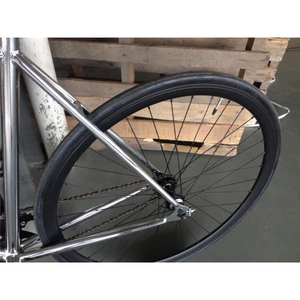700C Single Speed Flip Flop Fixie Bike with Hard Frame 11kg OEM Customize Chrome