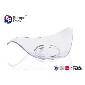 BPA Free Disposable Clear Plastic Bowls Dessert Triangle Container