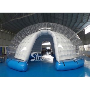 7.3 meters Dia. hemisphere advertising LED inflatable bubble tent for exhibition