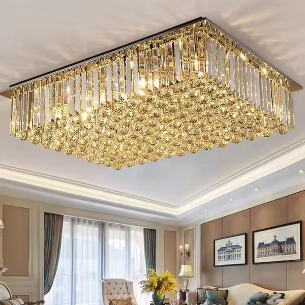 Wholesale Modern Hall Bedroom Crystal Ceiling Lamp Decorative Lighting Crystal Ceiling Light
