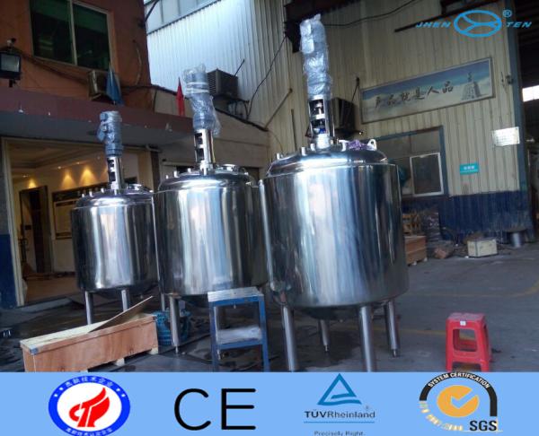 Buy Inox 1500L Customized Stainless Steel Jacketed Tanks Matt Polish at wholesale prices