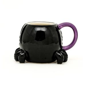 Earthenware Animal Ceramic Mugs Halloween Designed With 3D Handpaint