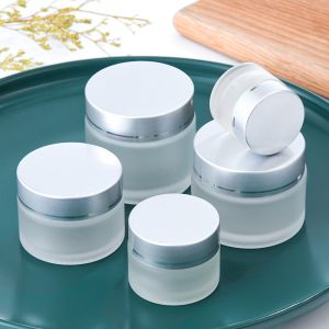 120ml Clear Glass Cosmetic Bottle UV Electroplating For Skincare Packaging