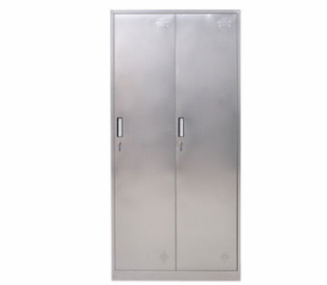 Buy Double Door Stainless Steel Medicine Display Cabinet Rust Proof H1800 * W900 * D500mm Size at wholesale prices