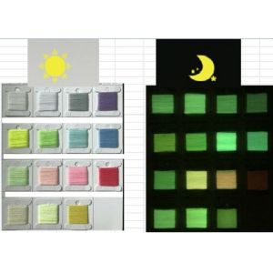 Waterproofing Dark Luminuous Polyester Staple Yarn Fiber