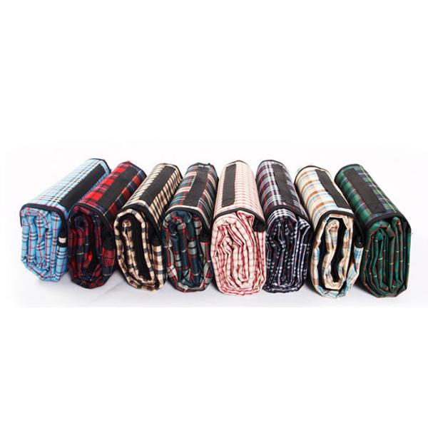 lightweight Outdoor Picnic Accessories Polyester Peva Backing Waterproof Beach Mat