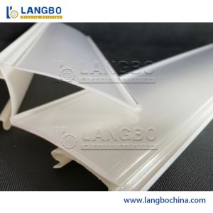 Plastic PP / PE / LDPE Soft PVC Transparent Profile Extruder