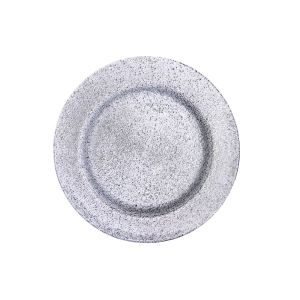 Electroplated Decorative Restaurant Glass Plates Logo Printed