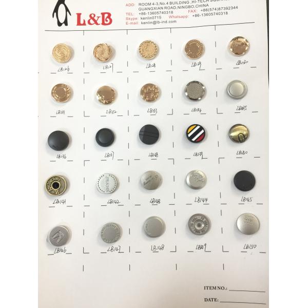 Manufacturer Wholesale Classic antique brass metal Jeans button for jeans