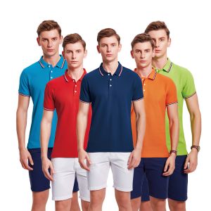 Flyita Plus Size ODM Mens Golf Polo T Shirt With V Neck Collar