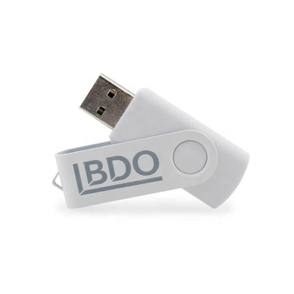 Swivel Gift USB Flash Drive 2GB 4GB 8GB Logo Custom Printing Plastic Case Gift OTG