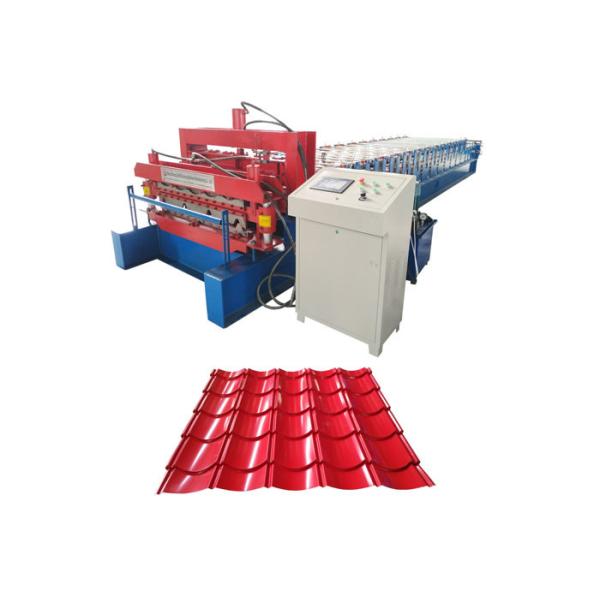 Double Deck Color Steel Sheet Roof Tile Making 2 Layer Roll Forming Machine For