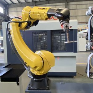 Polishing Machine With FUNAC Robotic Arm For Buffing Car Bodies , Interior