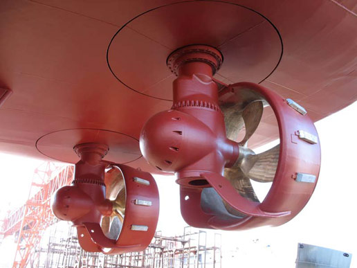 Buy Marine Hydraulic Well Installation Rudder Propeller at wholesale prices