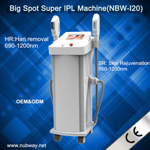 Quality ipl hair removal machine big spot 1800w shr+ipl beauty machine for sale