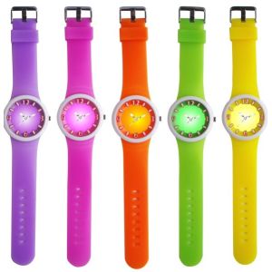 Silicone watch, silicone material, fashion design, japanese movement, 3atm water