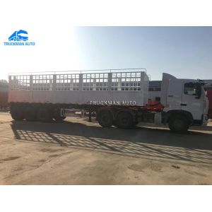 600mm Side Wall Flatbed Cargo Trailer With WABCO Brake