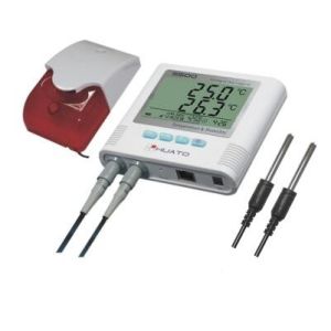 Quality External alarm Display Two Channel Temperature Data Logger with software for sale