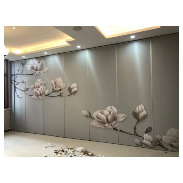 Soundproof Acoustic Folding Movable Partition Walls Fabric Sliding Doors