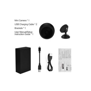 Mini Spy Ip Camera Wireless Wifi Hd 1080p With 200mAh Battery Capacity