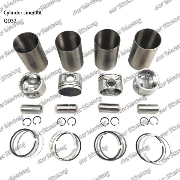Cylinder liner kit QD32 For Mitsubishi Engine Spare Parts