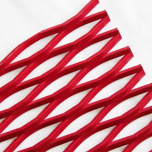 A5052 Colorful Powder Coating Expanded Aluminum Mesh For Building Facade