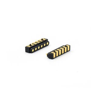 Side Mounted Spring Loaded Connector Customized Pogo Pin Connectors 2.54mm Pitch