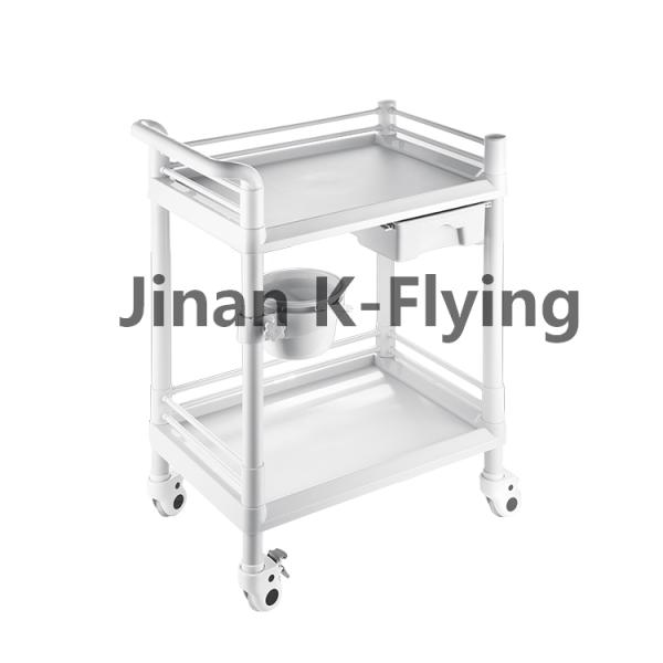 Plastic portable Hospital Nursing Treatment Medical Trolley