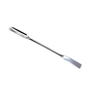 Stainless Steel Micro Lab Scoop Half Rounded Spoon Spatula Sampler With Vinyl