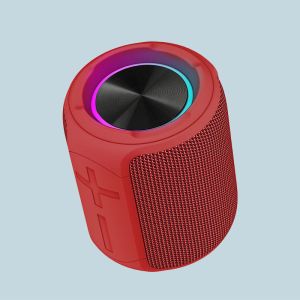 IPX7 Rated Waterproof LED Light Bluetooth Speaker 9.4X9X11cm