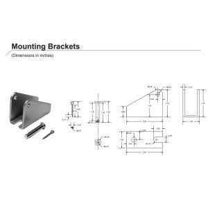 Brushed Motor Linear Actuator 24v 50mm Stroke 185mm Retracted Length 100KG Push