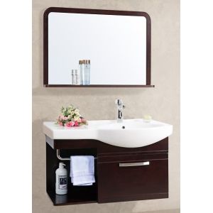 Elegant Wall Hang Cabinet Design with Ceramic Wash