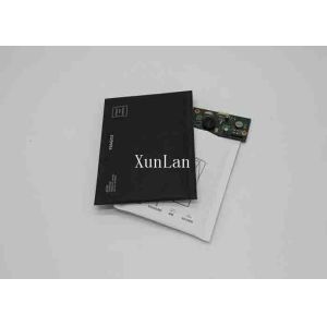 Black / White Bubble Mailers Padded Envelopes Anti - Throw For Audio Cassettes