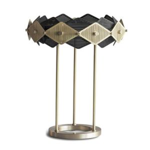 Glass ball table lamp feather bedside table desk light clamp foldable led light