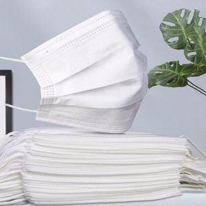 Nonwoven Black Disposable Mask Procedural Face Masks With Earloops