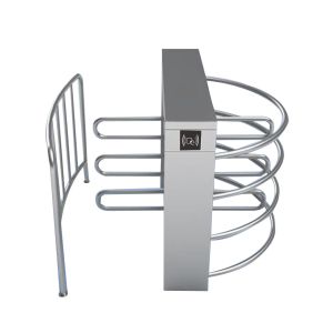 China 304 Stainless Steel Security Turnstile 120°Rotating Square Roof Passage on sale