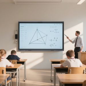 65 Inch B type AI Empowered Smart Interactive Whiteboard with Android 14 and